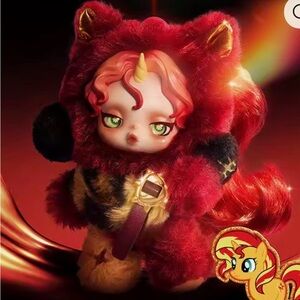 My Little Pony x Skullpanda vinyl plush pendant SECRET SHIMMER SHY